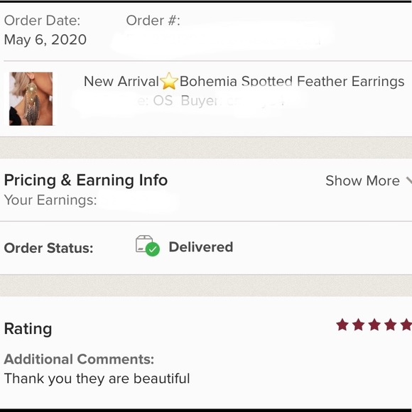 Restocked 🔥Bohemia Spotted Feather Earrings - Picture 3 of 3